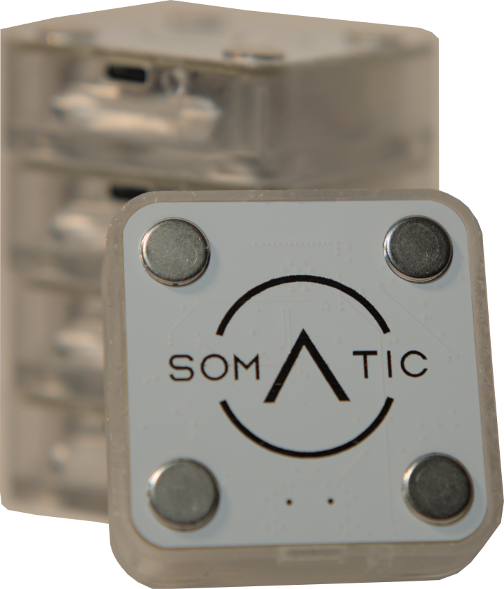 EROS Trackers are compact devices that measure rotation data in order to calculate the movement of a user for full-body motion tracking. These trackers are specifically designed to be used with the SlimeVR Server to enable full-body experiences in Virtual Reality.